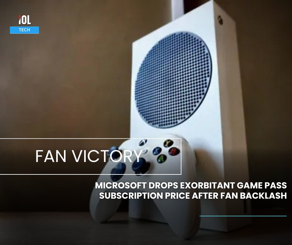 TechIol's tweet photo. Microsoft has dropped its steep Game Pass subscription price after fan backlash. The move comes as gamers voiced frustration over the hike, forcing the tech giant to rethink its strategy.
#GamePass #Microsoft #GamersUnite
Read on https://t.co/KkXuF0W1cL https://t.co/s6GkgdPQcQ