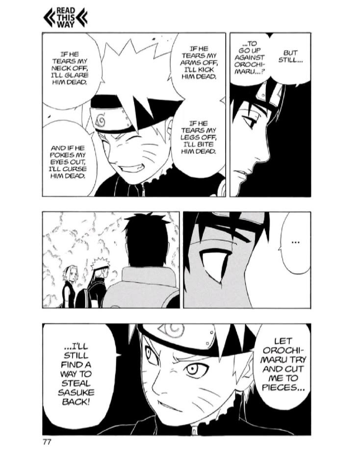 It's crazy that the fandom has forgotten this speech of devotion that naruto gave to sasuke, he loves him  ᰔ