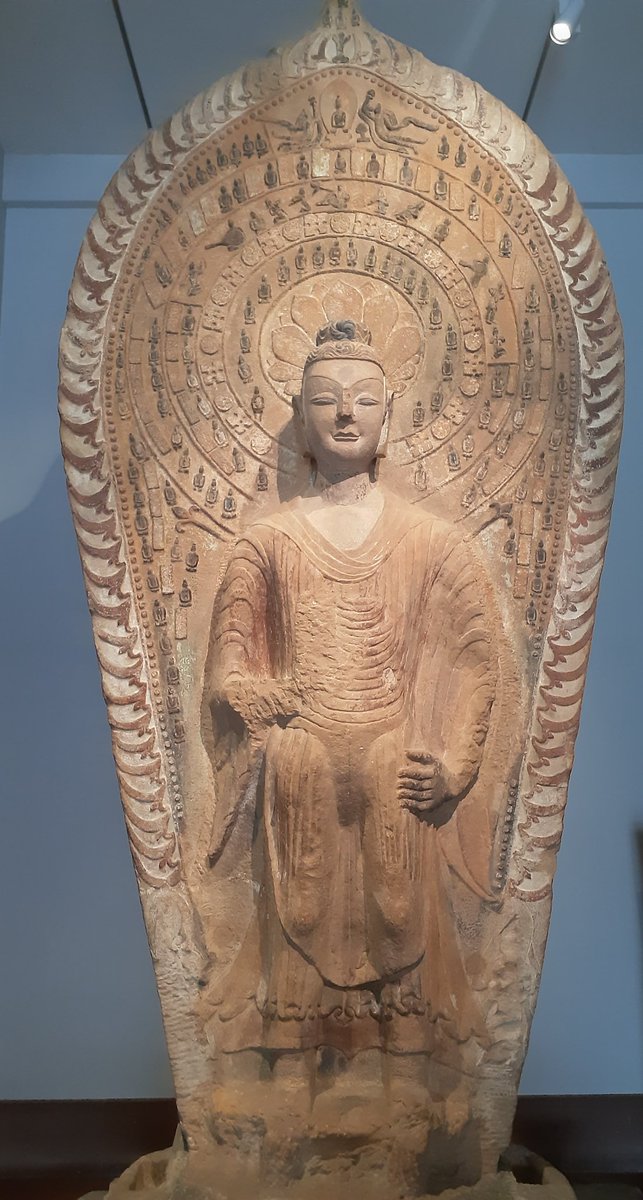 大倉集古館「北魏如来石仏像」5世紀後半から6世紀初、3mの巨大石仏