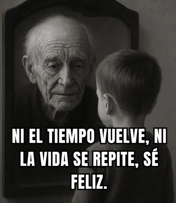 patrimcriterio's tweet photo. 2. Ni el tiempo vuelve, ni la vida se repite, sé feliz.