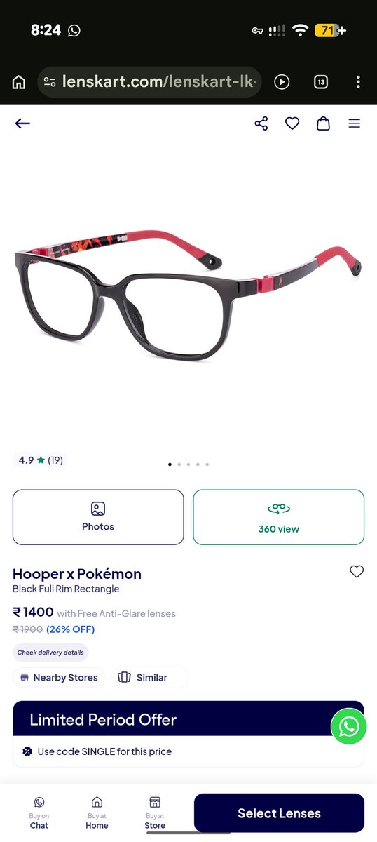 dinakarMS's tweet photo. @Lenskart_com worst shopping experience. We were cheated in broad daylight in the lenskart store. The frame we selected and bought was ₹1400 online but we were charged ₹2900 for the frame the product id used in the billing was wrong.  Ord No:1338755120.
@jagograhakjago https://t.co/1RzRFbYHIx