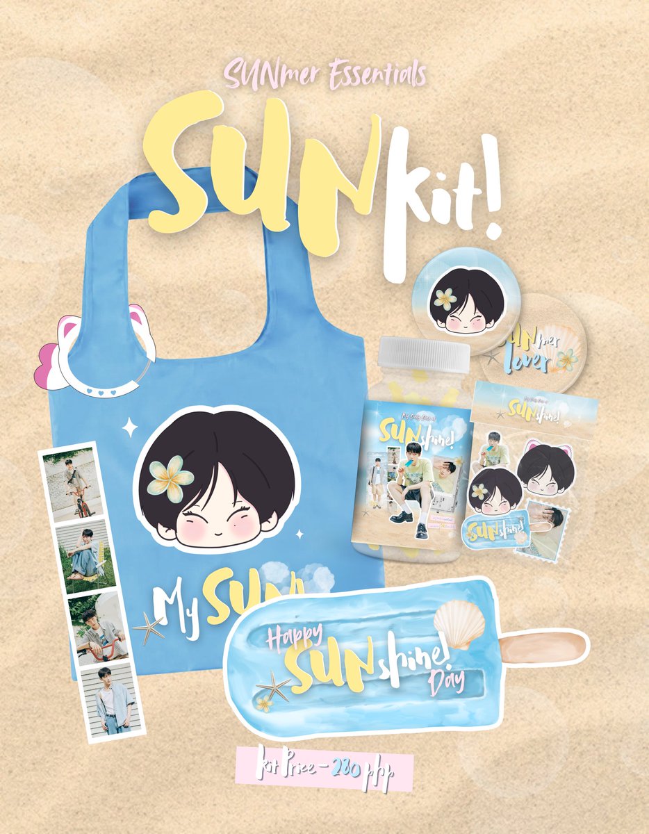 𝙨𝙪𝙣𝙨𝙝𝙞𝙣𝙚 𝙥𝙖𝙘𝙠𝙚𝙙 𝙟𝙪𝙨𝙩 𝙛𝙤𝙧 𝙮𝙤𝙪 🏖 

take a peek at our sunoo kit inclusions 
— we can’t wait for you to have them!

#DailyDoseOfSUNoo
#ENHYPEN #SUNOO #1130SZN