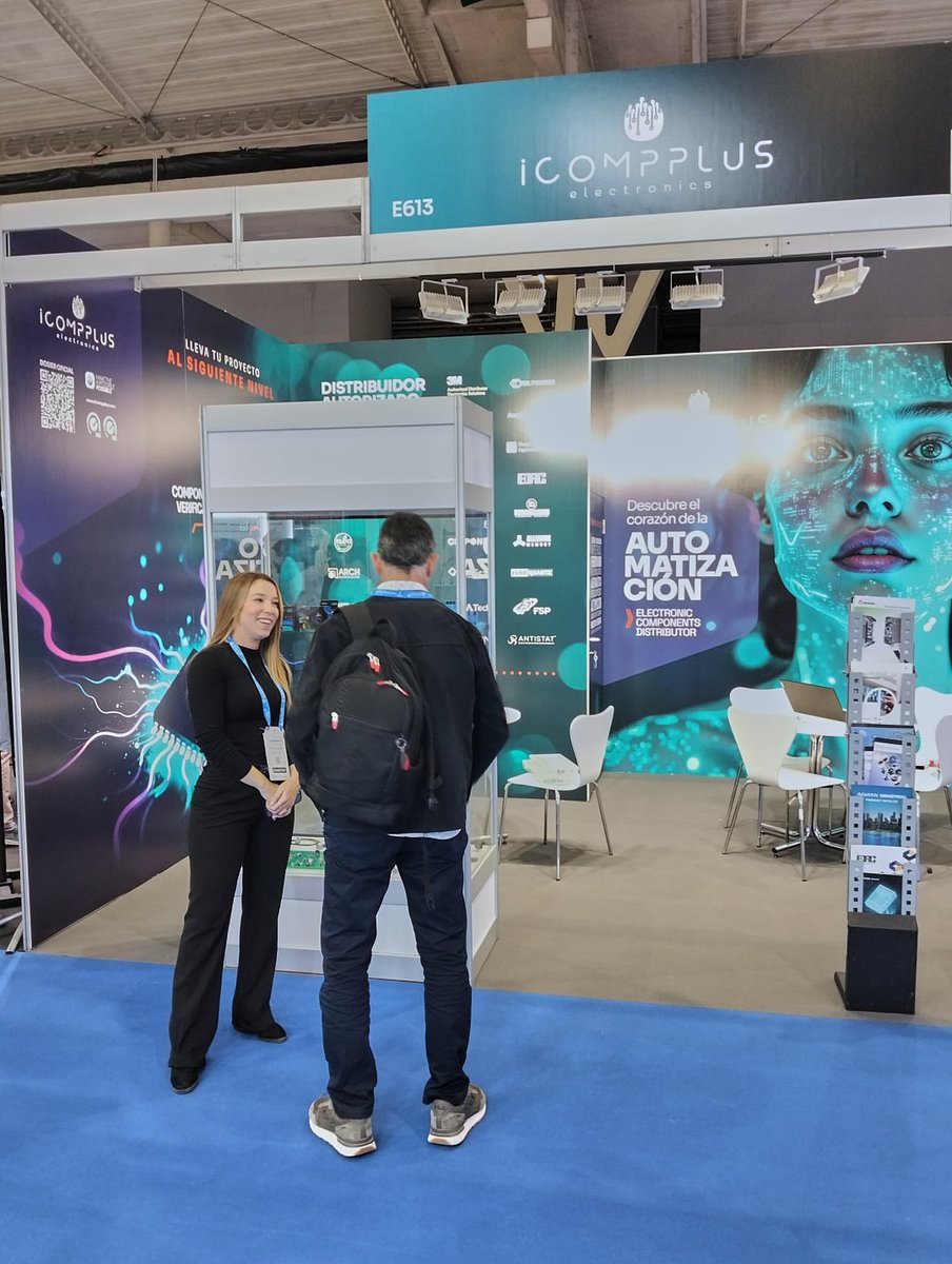 Icomppluselec's tweet photo. Día 2 en @AdvanFactories.
Hoy hablamos de componentes, plazos y alternativas, pero también de cómo evitar bloqueos en desarrollo y tomar mejores decisiones técnicas antes de que se conviertan en problemas.

Seguimos hoy y mañana. Ven a vernos.
📍 Pabellón 2 · Stand E613

#AF2026 https://t.co/PTlKgvAGKh
