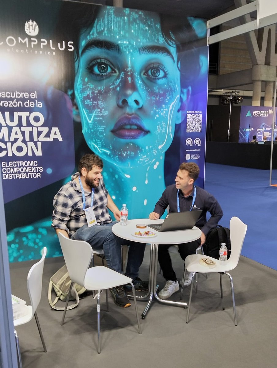 Icomppluselec's tweet photo. Día 2 en @AdvanFactories.
Hoy hablamos de componentes, plazos y alternativas, pero también de cómo evitar bloqueos en desarrollo y tomar mejores decisiones técnicas antes de que se conviertan en problemas.

Seguimos hoy y mañana. Ven a vernos.
📍 Pabellón 2 · Stand E613

#AF2026 https://t.co/PTlKgvAGKh