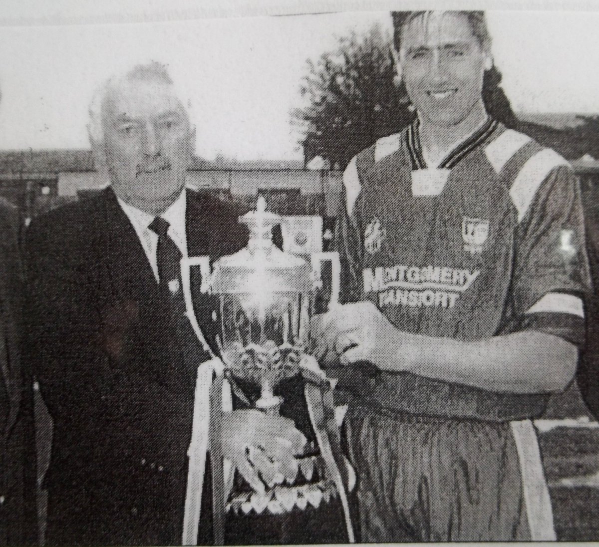 BclarComHistory's tweet photo. A cup we won in 1997, our only senior trophy https://t.co/dvkBxr6MZk