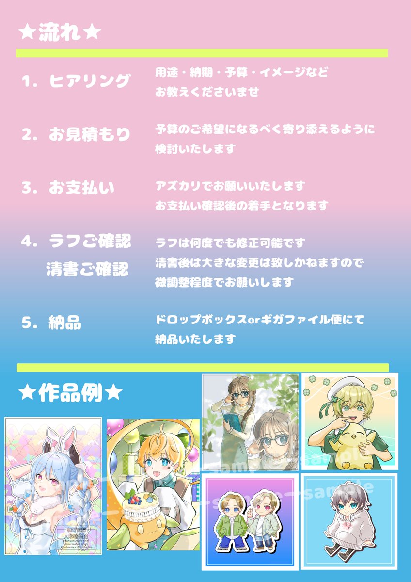 はちポチ★社会人の駆け出し絵師/skeb募集中 tweet media
