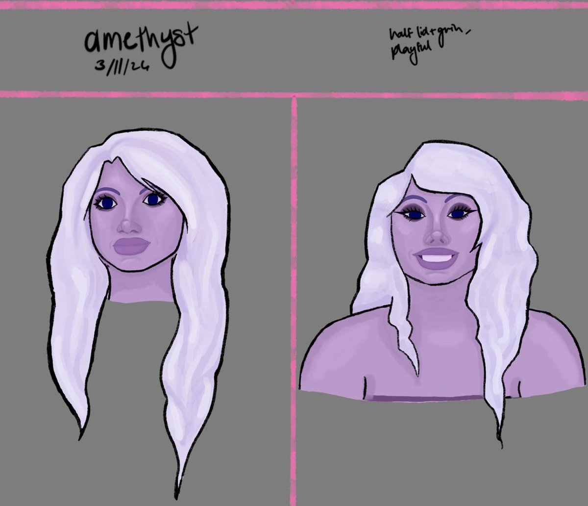 cafeetchaos's tweet photo. Amethyst from Steven Universe.
Some of these are duplicates for spacing sake https://t.co/3IGFokWtcy