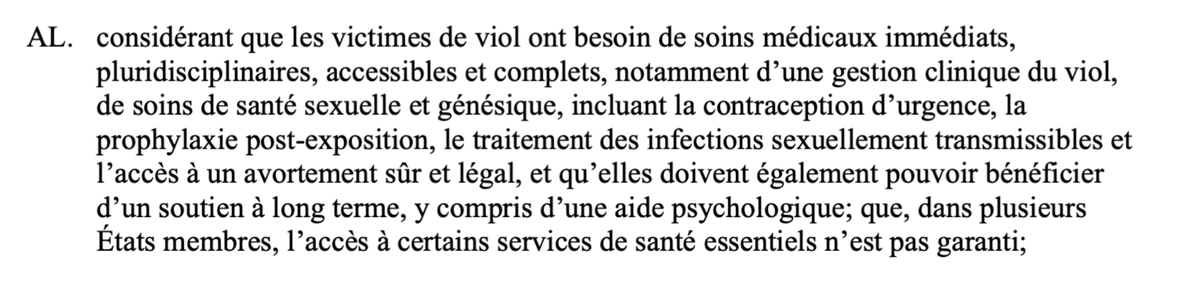 Enfin, Bellamy n’a pas pris part au vote sur un point essentiel concernant l’accès des victimes à des soins complets, incluant la contraception d’urgence, la prévention des infections et l’accès à un avortement sûr et légal.

L’air de rien, il remet en cause nos droits sur nos