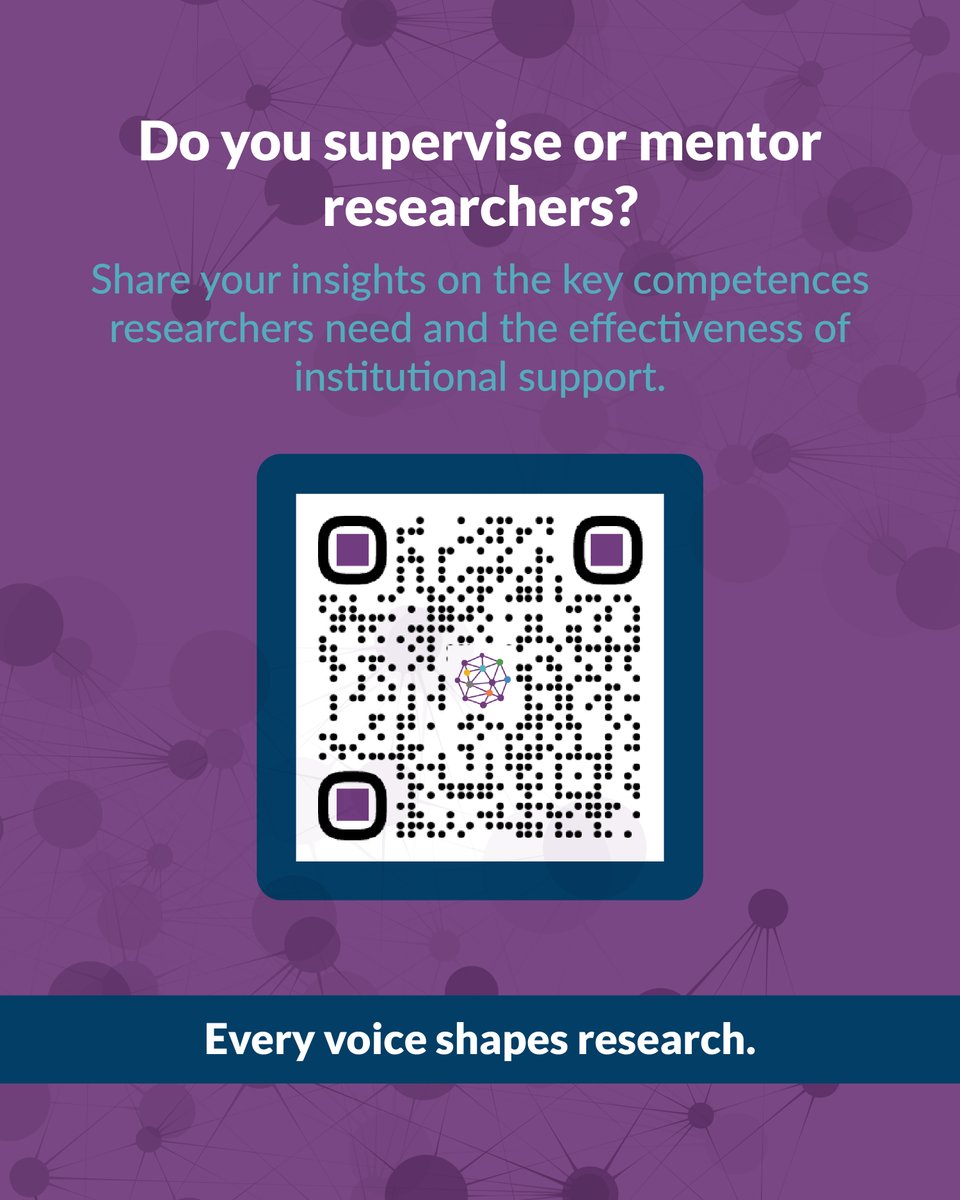 smartresearchEU's tweet photo. Are you a researcher or a mentor? We want your experience. Which skills matter, and are they really supported?

👩‍🔬 Survey for Early-Stage Researchers:
 🔗 https://t.co/isDqbqgs5T
👨‍🏫 Survey for Mentors &amp; Supervisors:
 🔗 https://t.co/jGUtzoSKDi https://t.co/xY0AdZ9EHA