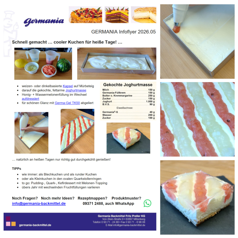 Germania1925's tweet photo. GERMANIA - cooler Kuchen für heiße Tage!

https://t.co/wD5cYRCgDE https://t.co/KtsgKmjyh7