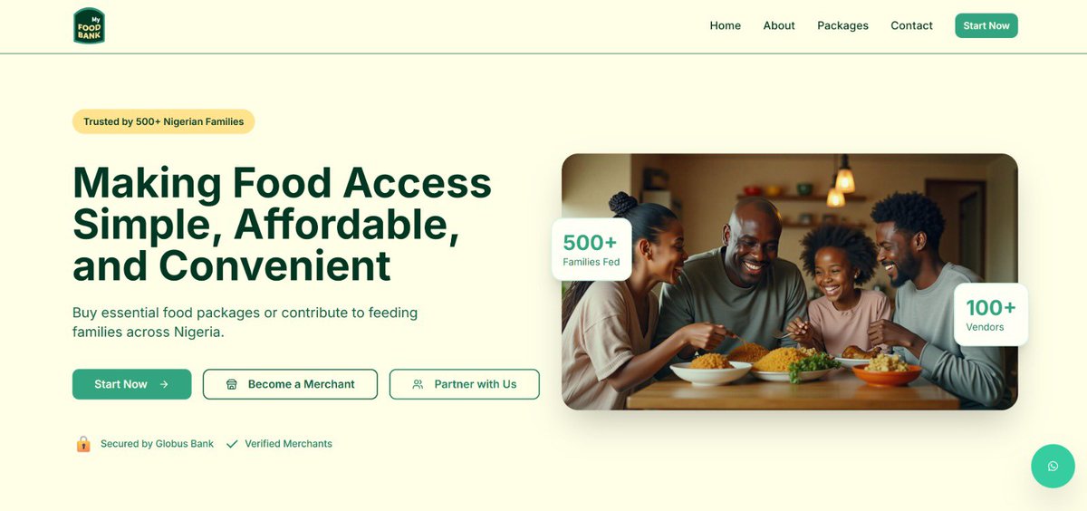 OOkhamera's tweet photo. Technology should solve real problems.
I built https://t.co/oyTXgQmQJ4 a platform making essential food packages accessible and affordable for Nigerian families, with a seamless online checkout experience.
From design to deployment, every line of code was written with purpose. https://t.co/ifow1cJB8D