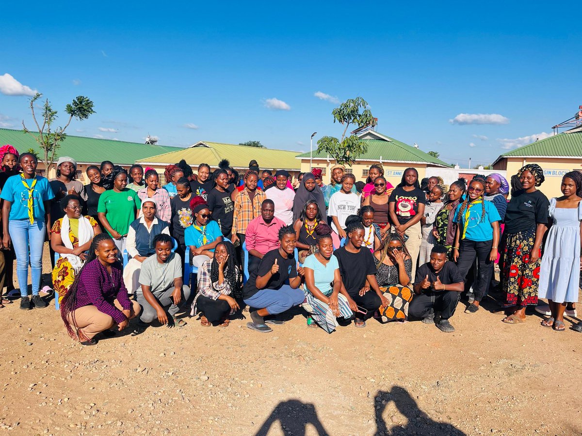 YessmalawiG's tweet photo. Empowering girls at DMI–St John’s The Baptist Campus. 
Through MHM, advocacy &amp; YOMA onboarding, we’re building confident, informed leaders ready to drive change. 
#YouthEmpowerment #MenstrualHygiene #Leadership #GirlGuiding https://t.co/G3g0PQCSaw