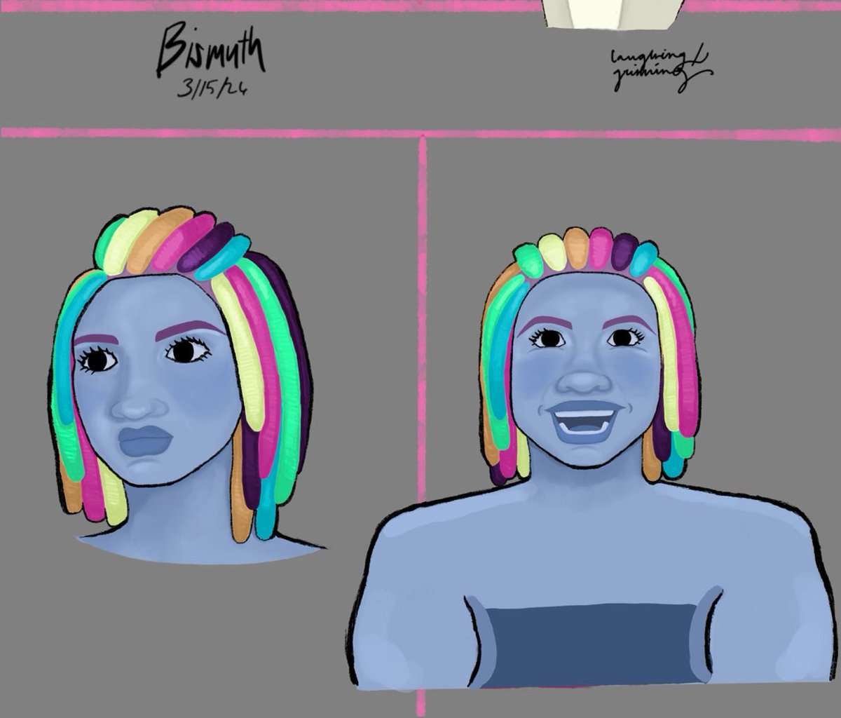 cafeetchaos's tweet photo. Bismuth from Steven Universe. Pretend her gem is there (I could Not handle that right now) https://t.co/c5tIz7Phsf