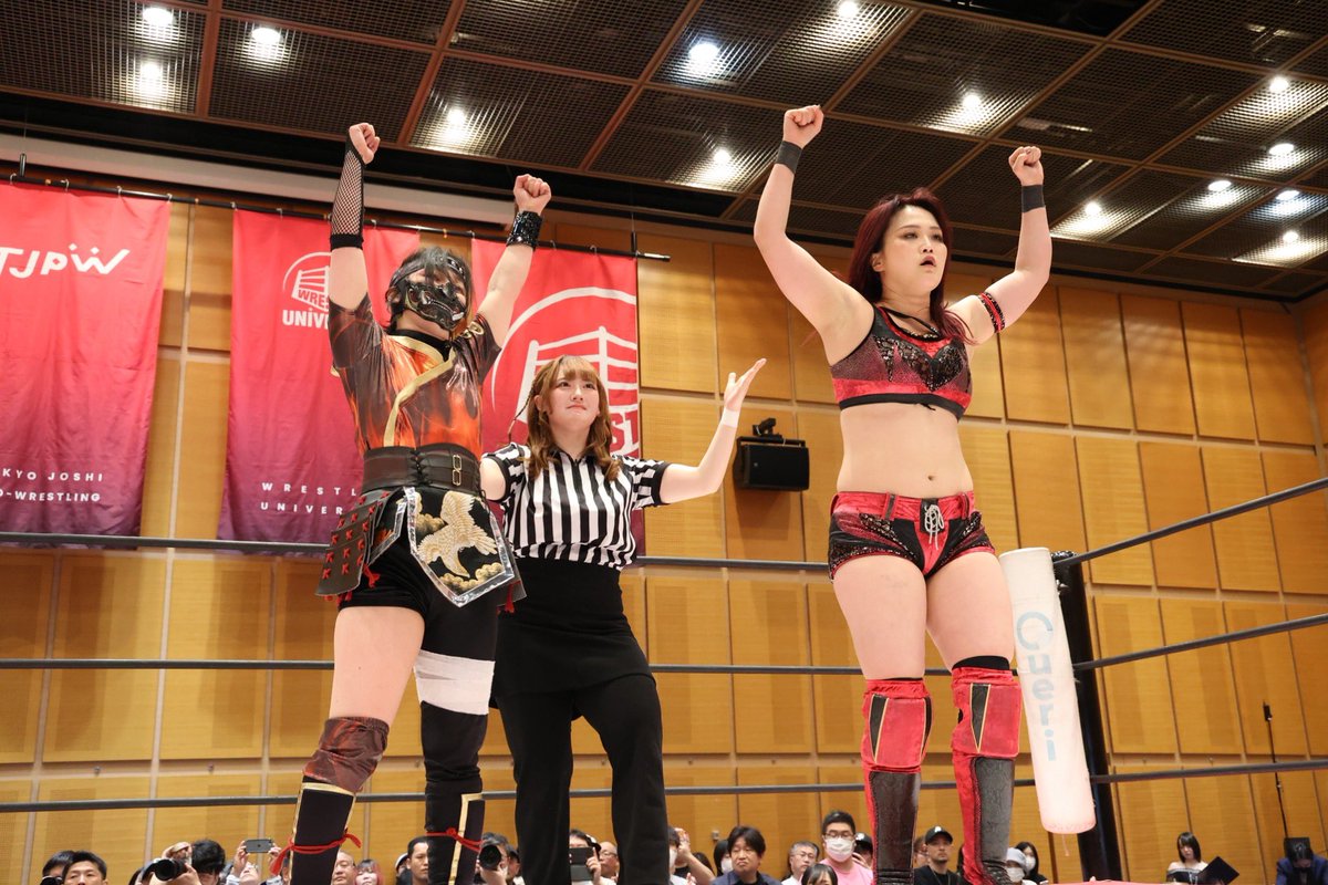 miyu_tjp's tweet photo. 今日は鈴芽の初地元凱旋つくば大会でした!たくさんの声援うれしかったなあ
試合は、わかな&キラ組ということで
戦うことが少ない2人だけど進化している強さを感じて気合い入ったよ
わたしたち #KICKSLASH まだまだこれから進化していくぞ🔥
ありがとうございました! https://t.co/gVjM3J0Exh