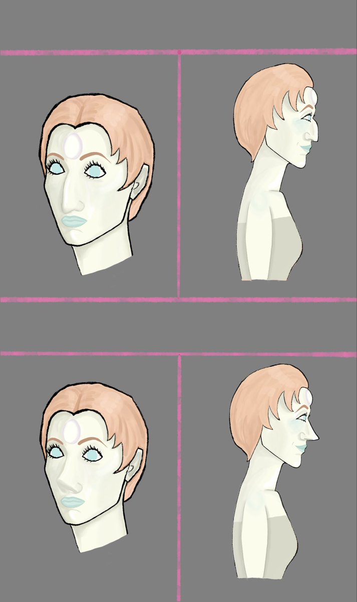 cafeetchaos's tweet photo. Trying to get a canon Pearl nose to be anatomically correct was impossible so I gave up https://t.co/HQUbZKnpu2