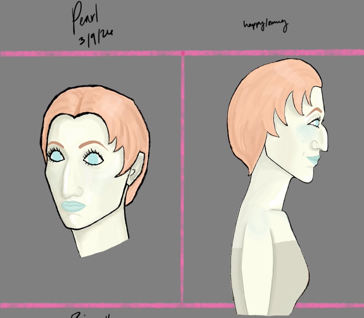 cafeetchaos's tweet photo. Trying to get a canon Pearl nose to be anatomically correct was impossible so I gave up https://t.co/HQUbZKnpu2