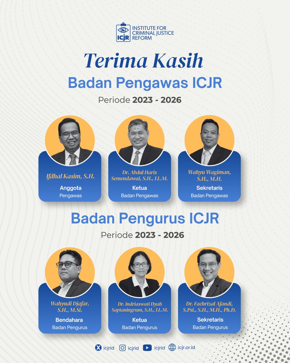 Perkumpulan ICJR tweet media