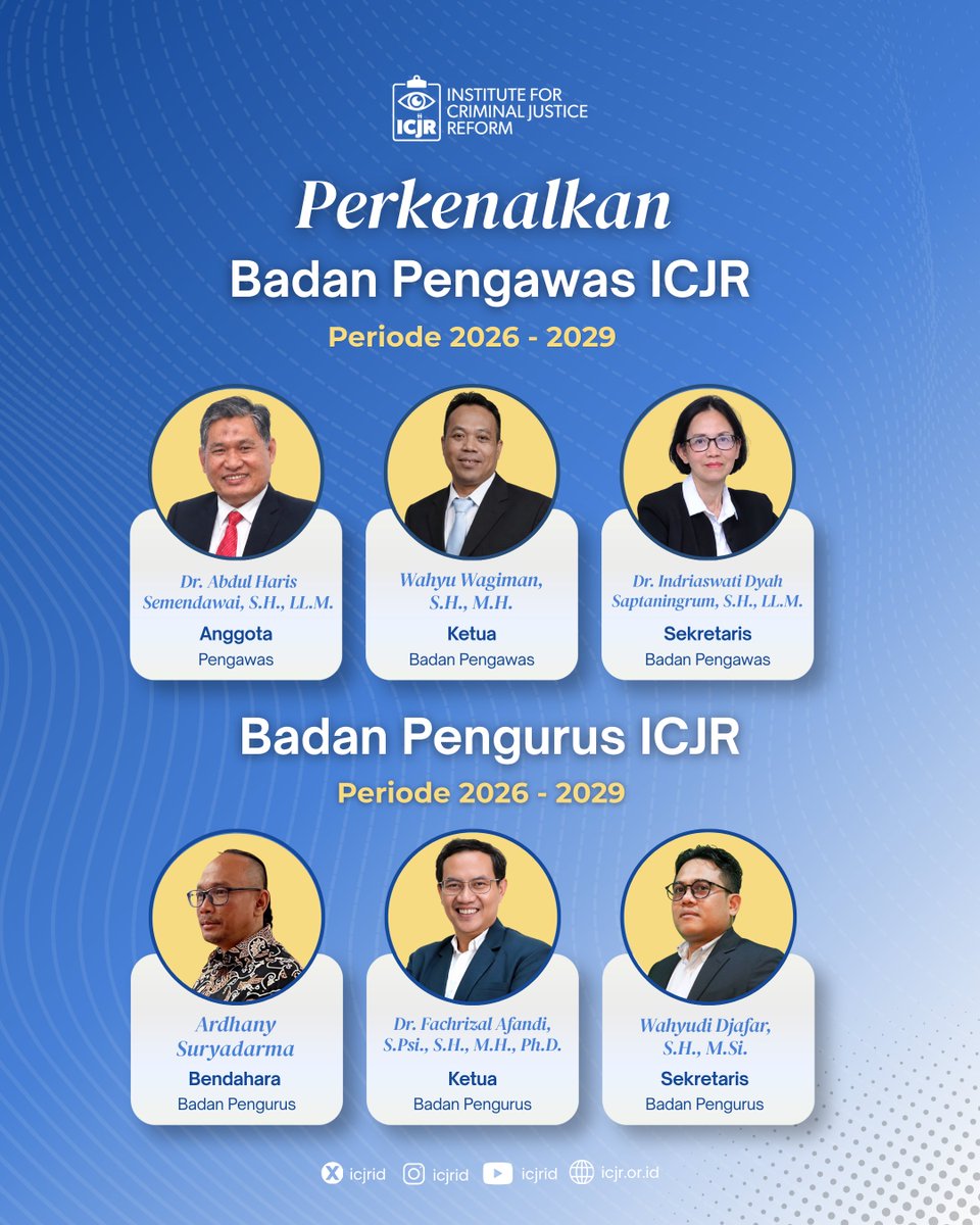 Perkumpulan ICJR tweet media