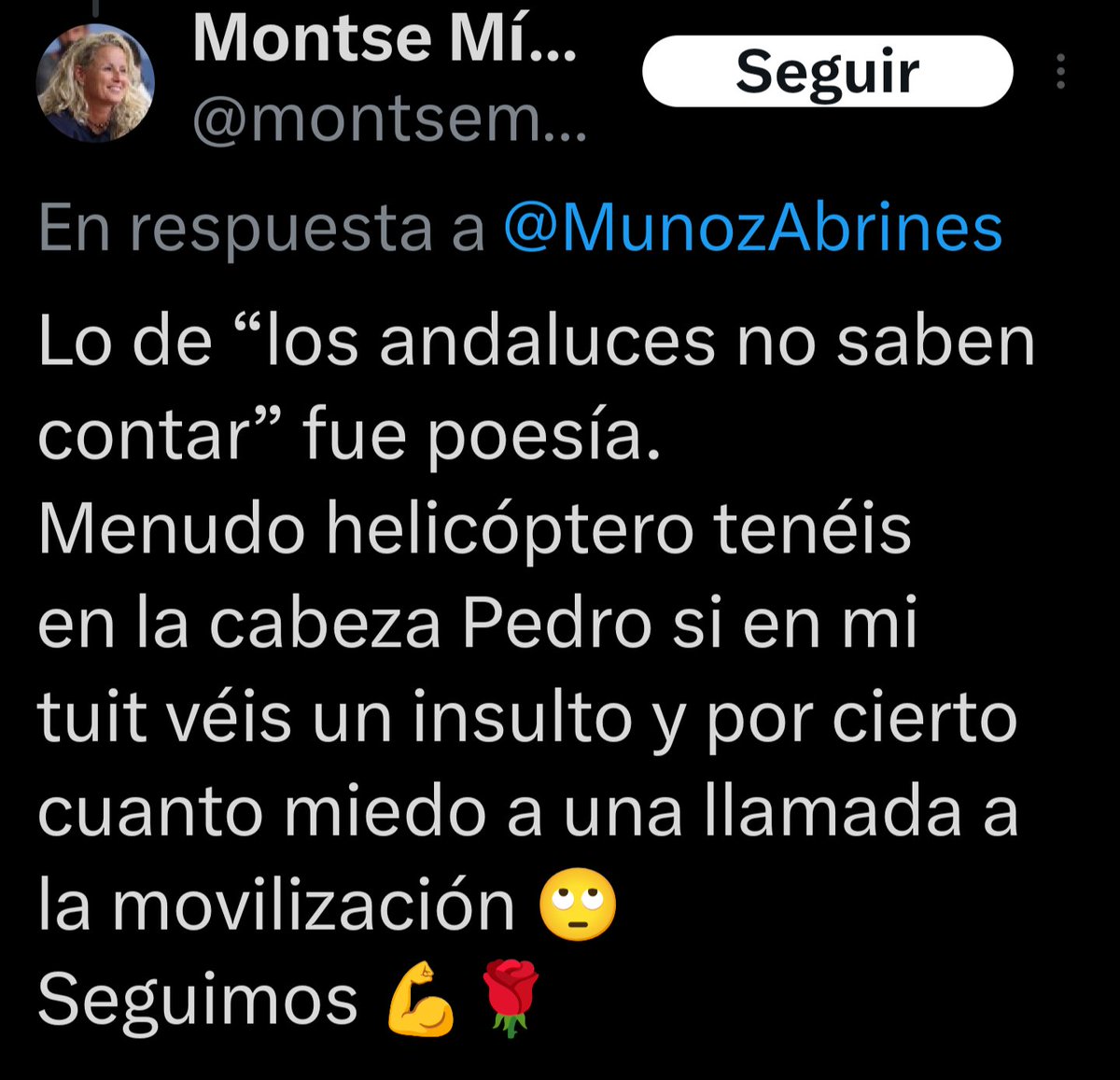 Rosa Villapostín Parodia tweet media