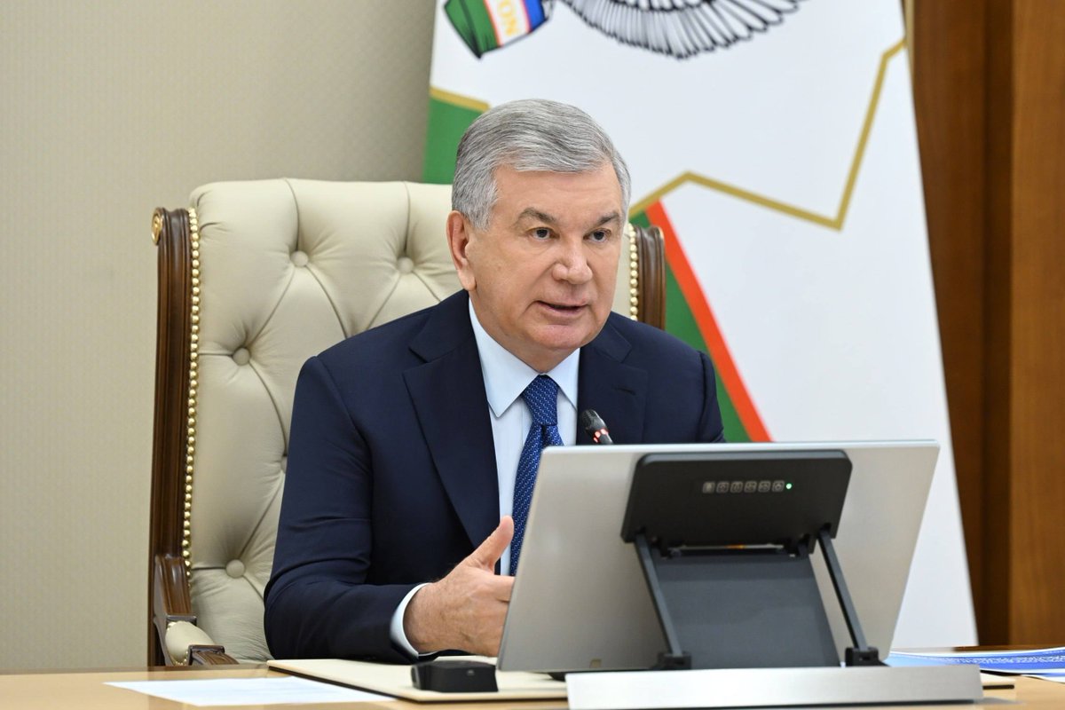 Shavkat Mirziyoyev's Press-service tweet media
