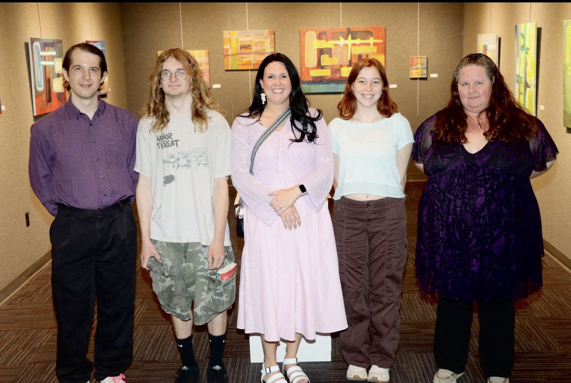 CecilCollPres's tweet photo. Excited to congratulate our creative writing contest winners—your work reflects the mentorship and creative community we’re proud to foster.
Congrats to 2026 winners Tina Shockey, Severin Abbey &amp; Mary Fowler. Honorable mentions to Joshua Sinclair &amp; Ethen Lammey! #CecilCollege https://t.co/Qs0LXQj0Um