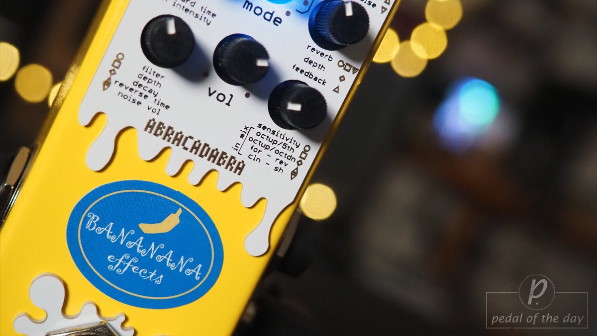 pedaloftheday's tweet photo. We're back with another creation from the innovative folks at @Banananaeffects today - come along as we investigate the ABRACADABRA Shimmer Reverb, it's AMAZING!!!

https://t.co/cWu6CxeoIn

https://t.co/1HJlbc6Zpm

#guitarpedals #bananana #abracadabra #shimmer #reverb https://t.co/SksRnYd4un