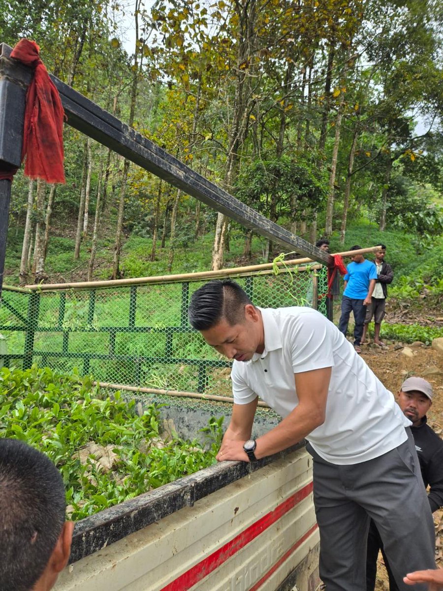 Wangpang_Konyak's tweet photo. Gradually working towards sustainable agriculture practices, improving rural livelihoods & economy. I urge my constituents to take up farming as a source of steady income. The initial years can be a little challenging, but the benefits in the long run is worth it.

#farming #farm #nagaland #sustainablefarming #india