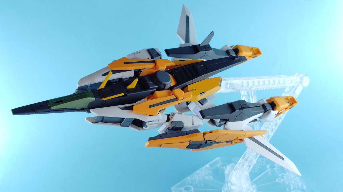 BansheeAirMk_2's tweet photo. #ガンプラ
 #ガンダムダブルオー
 HGガンダムキュリオス完成!!!!!!!
さすが2007年のキット……色分けが少なくて大変だったwww https://t.co/6RVDchLa4h