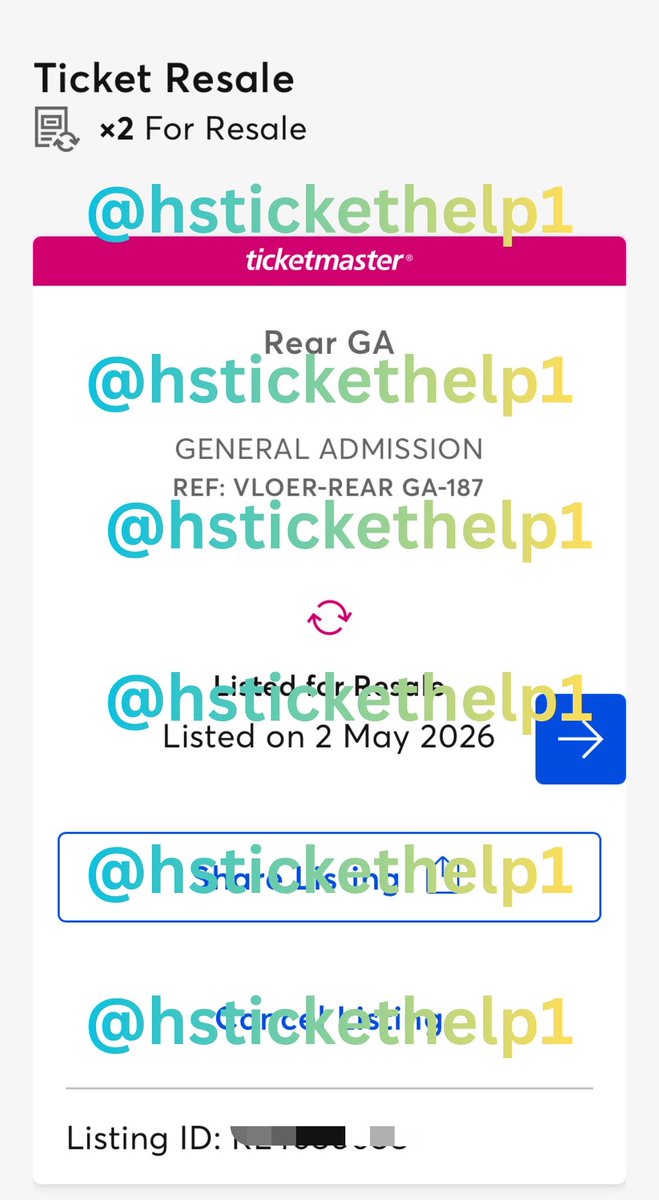 Harry Styles Ticket Help tweet media