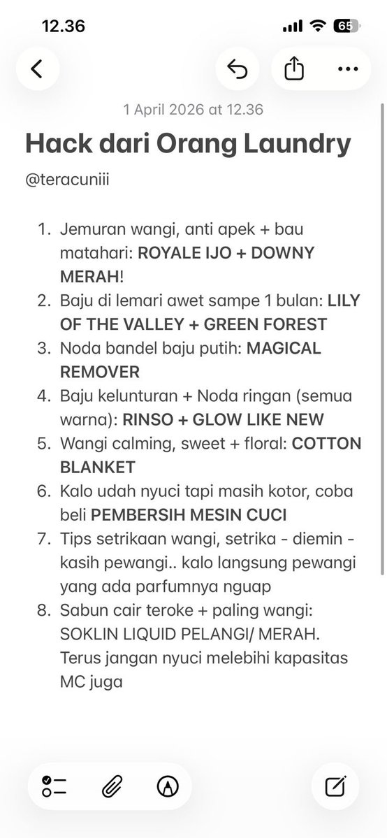 Hasil ngewar tips laundry selama 2 bulan, dan ini recap paling berguna + works banget di guee🤣

Definisi melakukan adegan dewasa sesungguhnyaa 😭 🙏