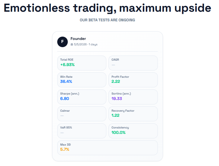 TradeBotEra's tweet photo. BotEra Public Test Era is Live  

Founder's Trading session Day 1  

Follow all metrics live on https://t.co/vfiLXCyl9k https://t.co/p9IfO0HugS
