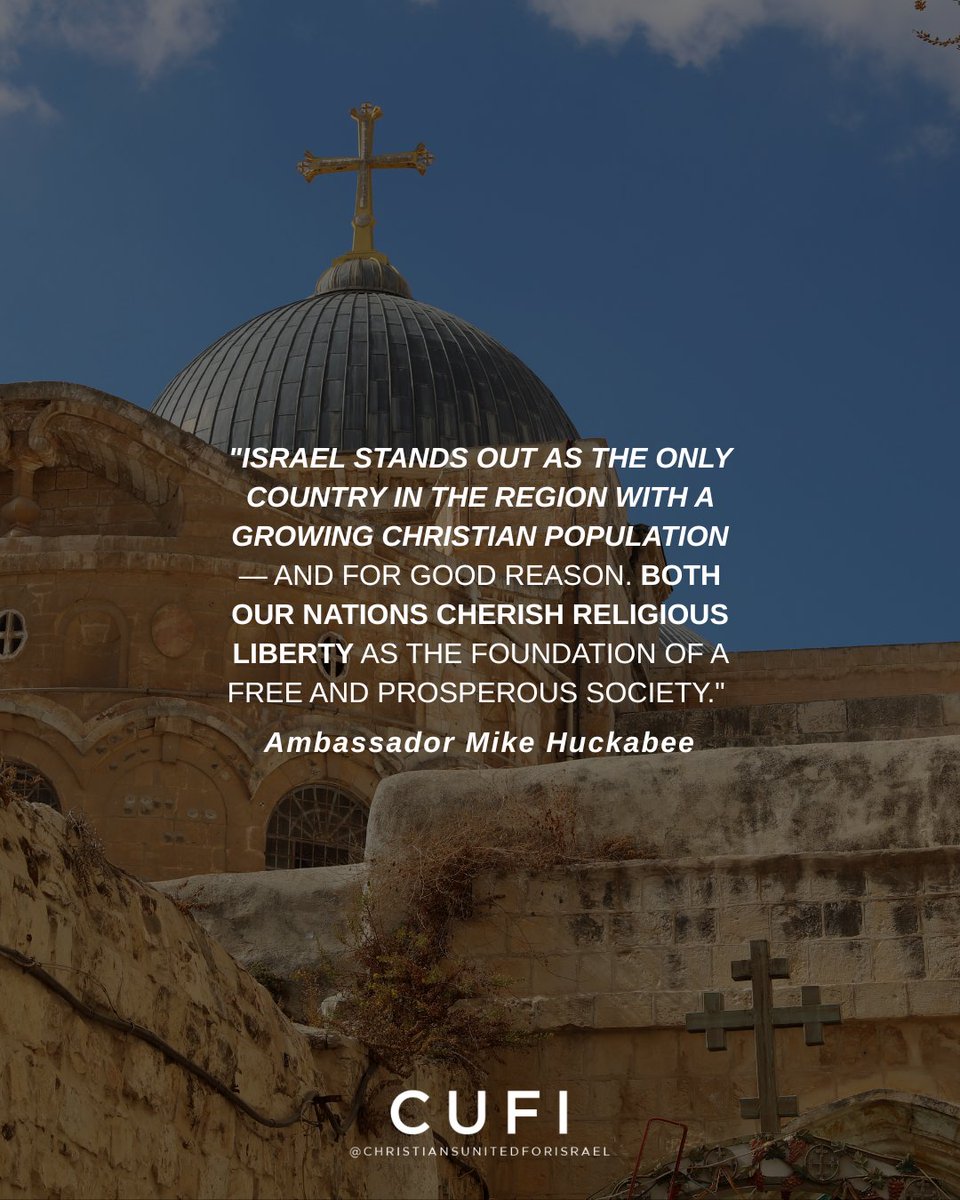In a region where faith is often suppressed, Israel protects it.

Where minorities are threatened, Israel safeguards them.

Religious freedom isn’t just an ideal—it’s a shared value that binds the United States and Israel together.