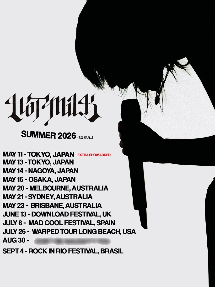 hotmilkhotmilk's tweet photo. COMING IN HOT.
JAPAN AND AUSTRALIA. 
HEADLINE SHOWS.
EMBRACE THE ENERGY AND SWALLOW THIS. https://t.co/NNZLhV57Uj