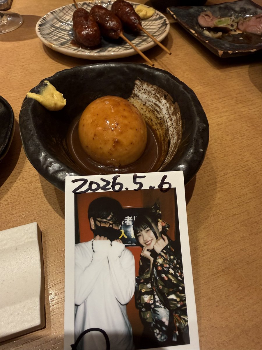 kumamon2g's tweet photo. 今日も今日とて楽しかった！！

そしてどて煮のたまごが美味すぎる https://t.co/6rQBS5MiPb