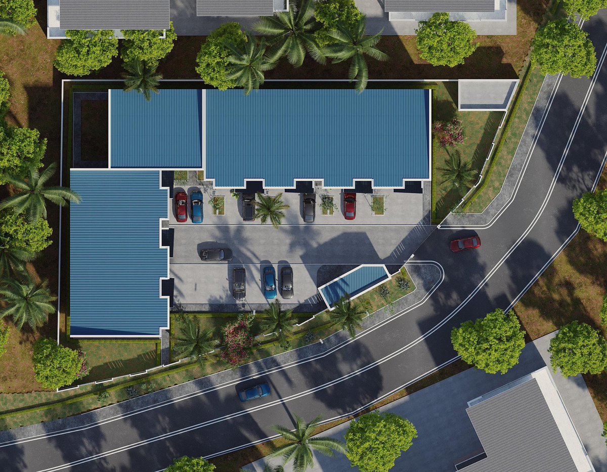NEW PROJECT ALERT 🚨 
OFF PLAN 
Project Name: BOITE HORIZON by Toolbox Ateliers Ltd.
Description: 7 units of 4 bedrooms Terrace Duplex with 2 living rooms and a BQ.
Location: Lifecamp behind paradise 1 estate 
PRICE: 250m fully finished