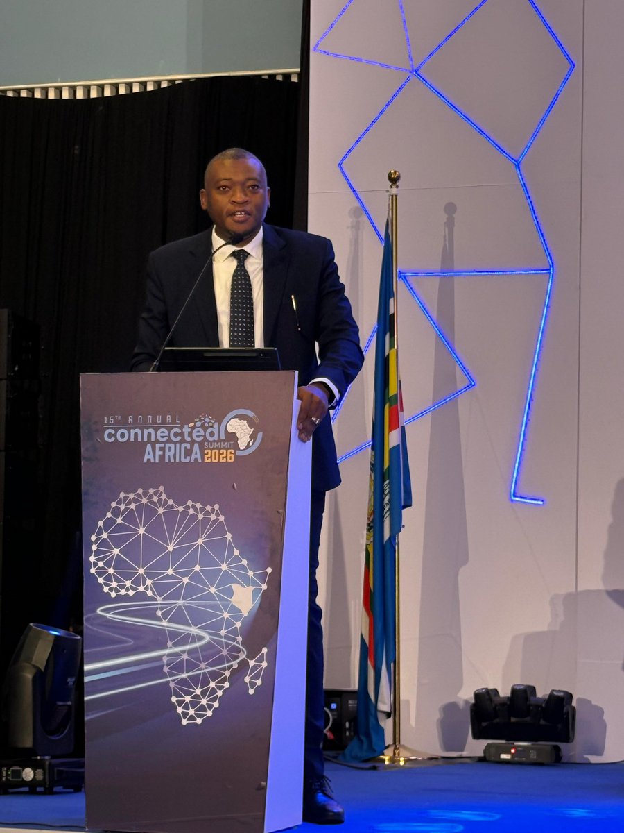 DesignSourceKE's tweet photo. Our Director, Chris Naicca, delivering a keynote address on the 2026 Connected Africa Summit, under the theme;  "Uniting Africa's Innovation for an Inclusive Digital Market". https://t.co/Na7YJR6eqO