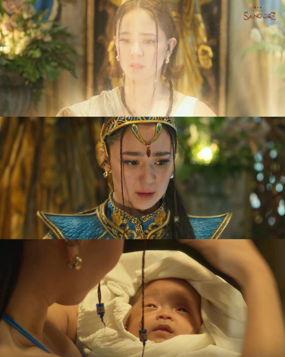 GMAEncantadia's tweet photo. Ang bagong kapalaran ni Lira 👩‍🍼 

#Sanggre | 8:00 PM on GMA and 9:45 PM on GTV
#SanggreProphecyFulfilled https://t.co/QZwvUgCmPy