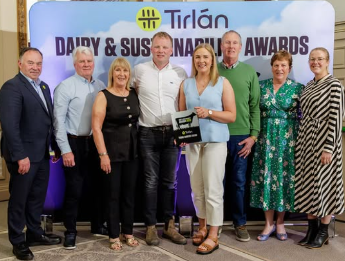 LICIreland's tweet photo. Congratulations to LIC customers Katie O’Toole and David Fogarty on being named the Young Farmers winners of the Tirlán Dairy &amp; Sustainability Award 2026. A fantastic achievement and well deserved recognition of their dedication to excellence and sustainability in dairy farming https://t.co/55albiQWAP