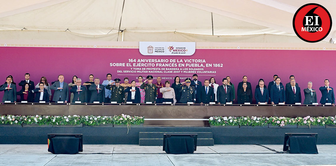 ElInformanteMX's tweet photo. @delfinagomeza encabeza el 164º #aniversario de la #BatallaDePuebla en #Rayón
En #EnlaceNacional se tomó protesta a #soldados del #ServicioMilitarNacional #Clase2007 y #mujeres #voluntarias.
Tags: @Edomex @SGGEdomex @horacioduarteo @SS_Edomex @FiscaliaEdomex @CongresoEdomex @PJEdomex @SEMAR_mx @Defensamx1
https://t.co/WXUZBczMj0