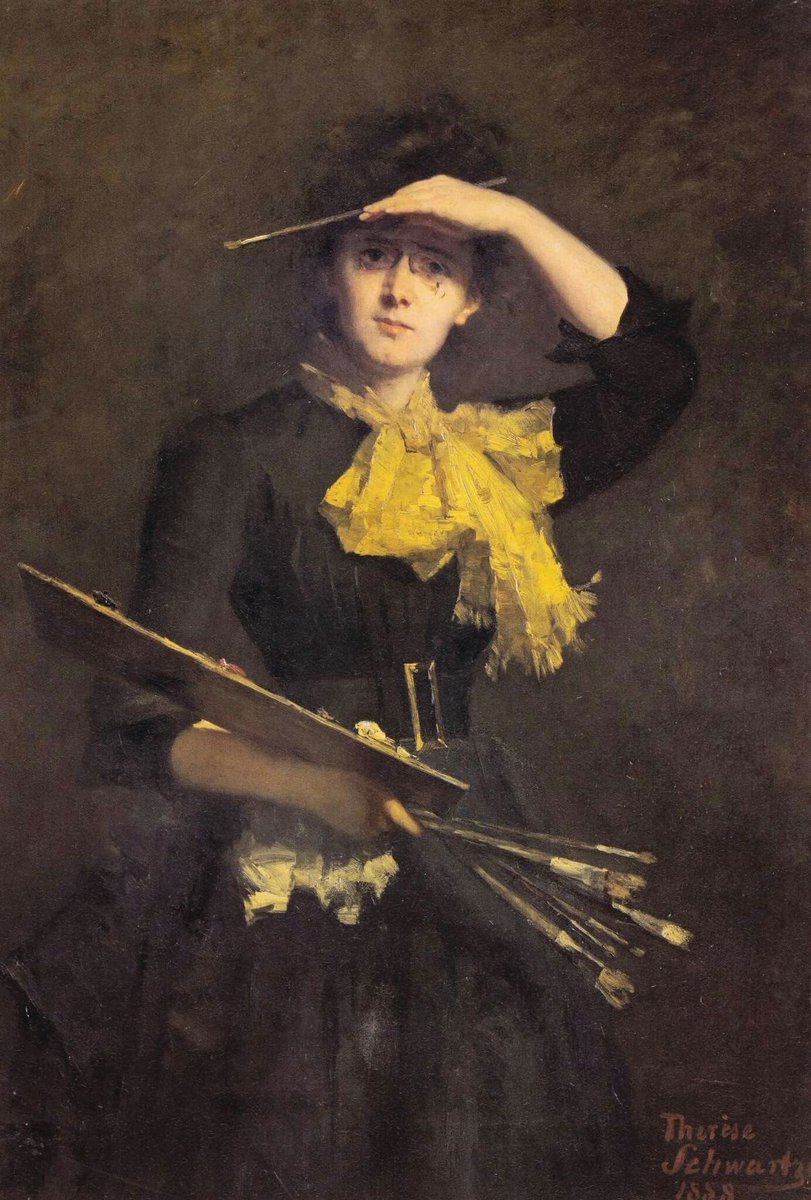 IsabelVasques7's tweet photo. 🎨Thérèse Schwartze (1851–1918)
Self-portrait, 1888 https://t.co/B9y2xFFU37