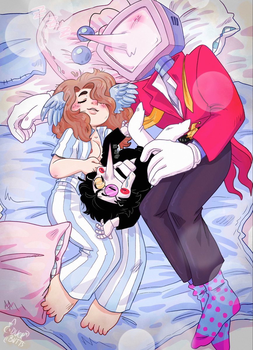 dckbtts's tweet photo. sweet dreams 💤 

#commission #deltarune #spamtenna #spamton #tenna https://t.co/bvraGD410I