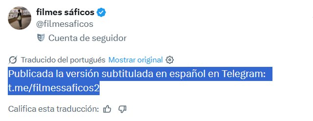 filmes sáficos tweet media