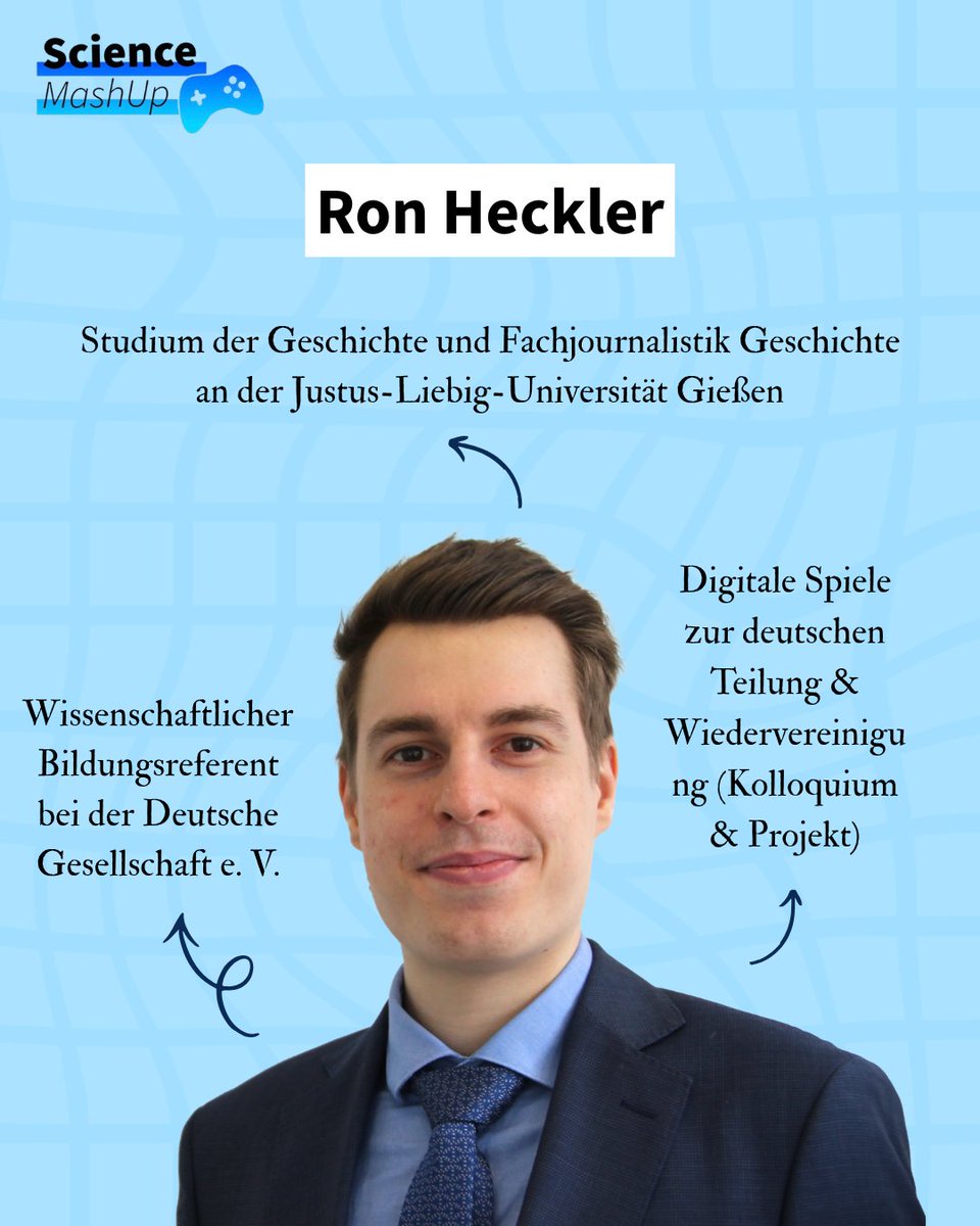 Science_MashUp_'s tweet photo. er unter anderem das Kolloquium „Kalter Krieg an der Konsole?! Digitale Spiele im und zum geteilten Deutschland“ und wirkt am Serious-Game-Projekt „Die unsichtbare Mauer“ mit.
Ein spannender Einblick in das Zusammenspiel von Geschichte, Mythos und digitalen Spielen. https://t.co/ukobC2d2AR