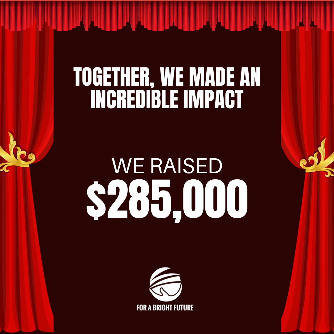 FABrightFuture's tweet photo. Together, we made an incredible impact. 

We are proud to share that we raised $285,000 in support of scholarships and educational programs that empower the next generation of leaders

Donate now and be part of this impact: https://t.co/gA9oA7Z7om 

#ForABrightFuture #Fundraising https://t.co/hxhEB92GJ4