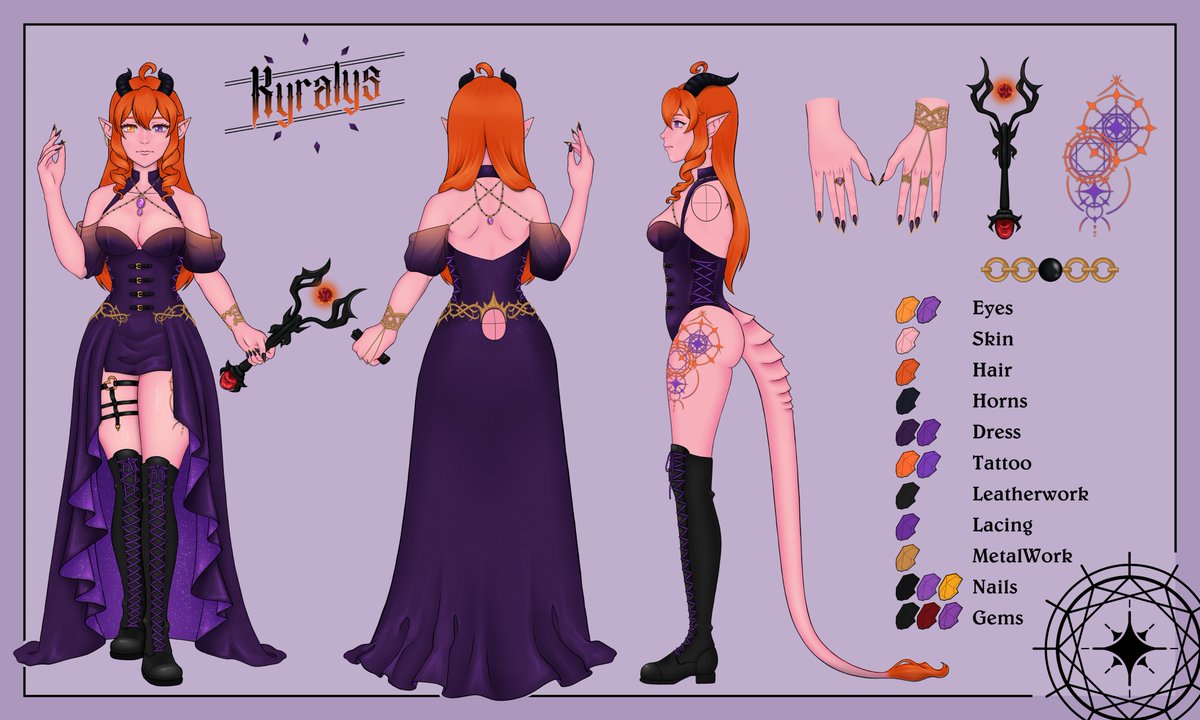 KyralysVT's tweet photo. @PorcelainMaid Kyralys, The Ascended Tiefling. Matriarch of Veritas Gate and the Dominion of Hell's Ascendancy. 

A Kind-hearted but Strong Willed Ex-Adventurer turned ruler by overcoming an ancient trial only known from legend. https://t.co/ifaNdcdXHB