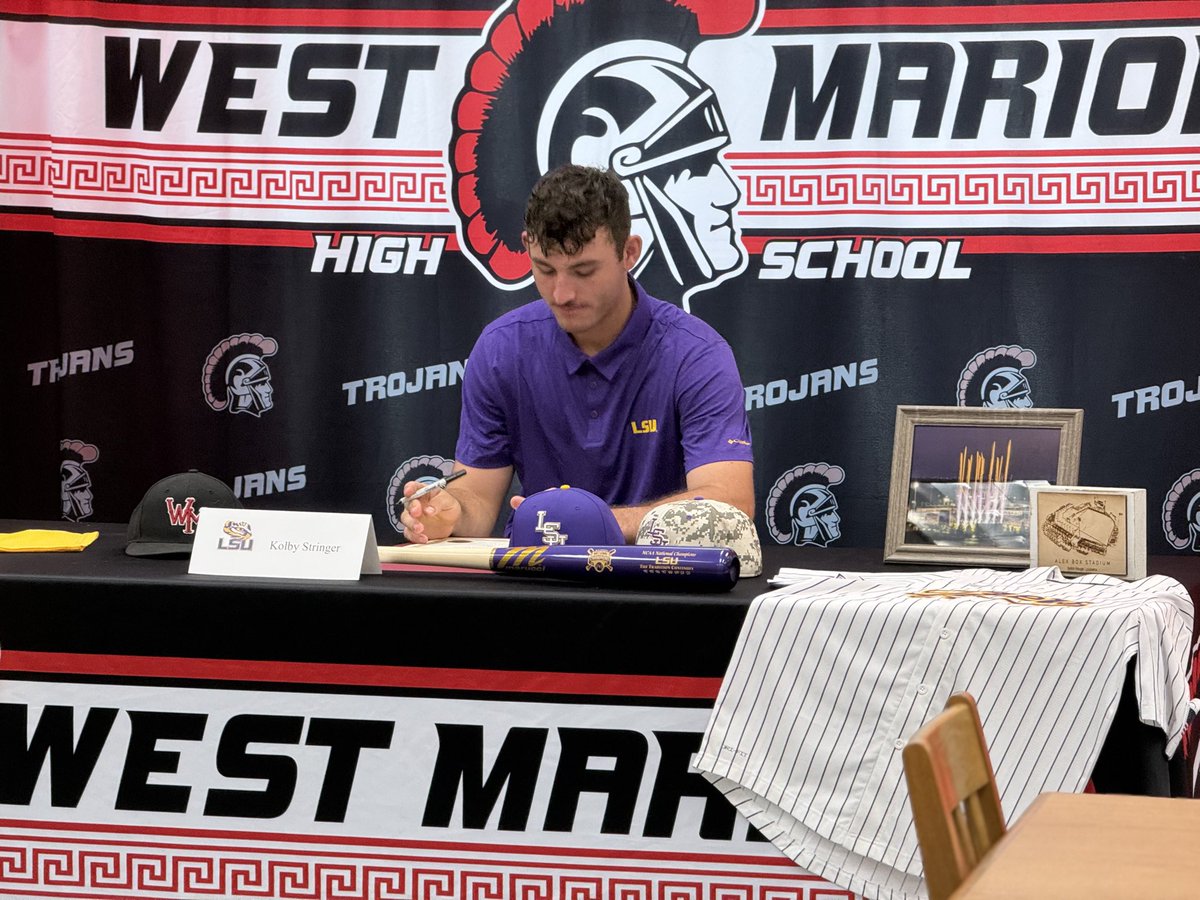 RHP and emerging star Kolby Stringer officially signs w/ #LSU