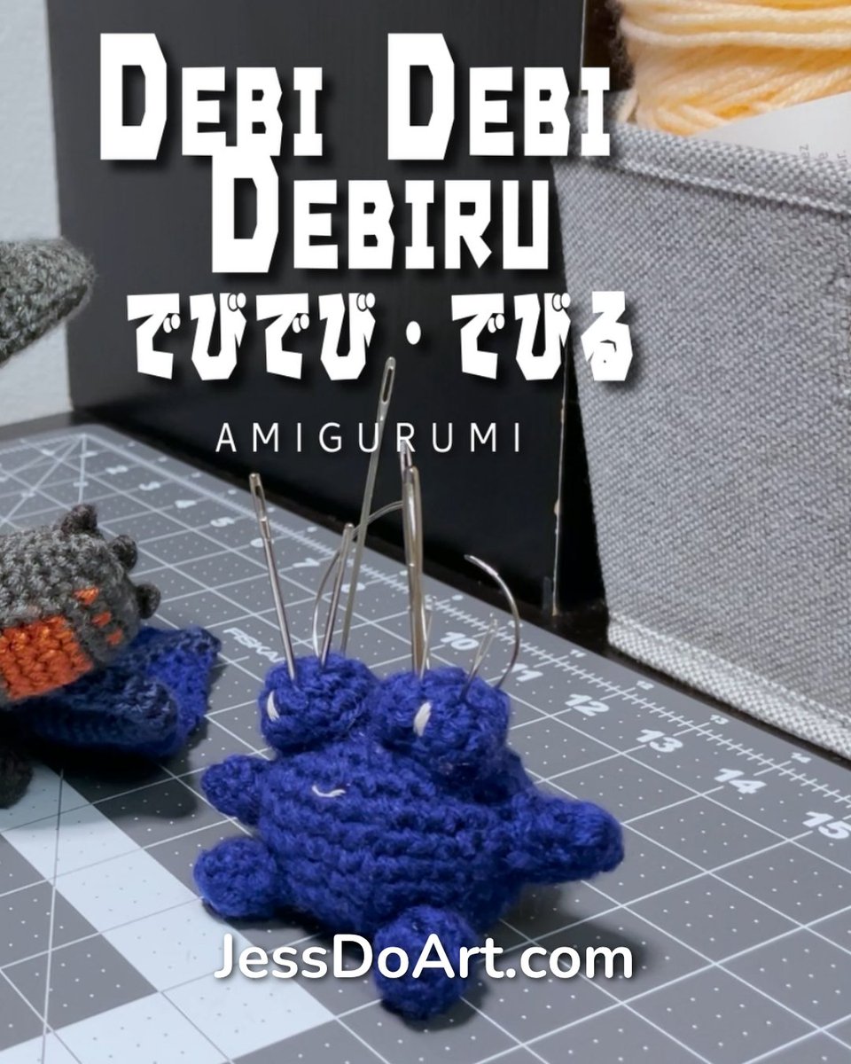 JessDoArt's tweet photo. Yes it's free! (link in bio) ❤️ My first ever written crochet pattern I wanted to make available to everyone! A full 24 page pattern with pictures and drawn diagrams.

Please check out the VERY scary devil Vtuber this project was inspired by: @debidebiru_sama https://t.co/a3jzpqjDzB