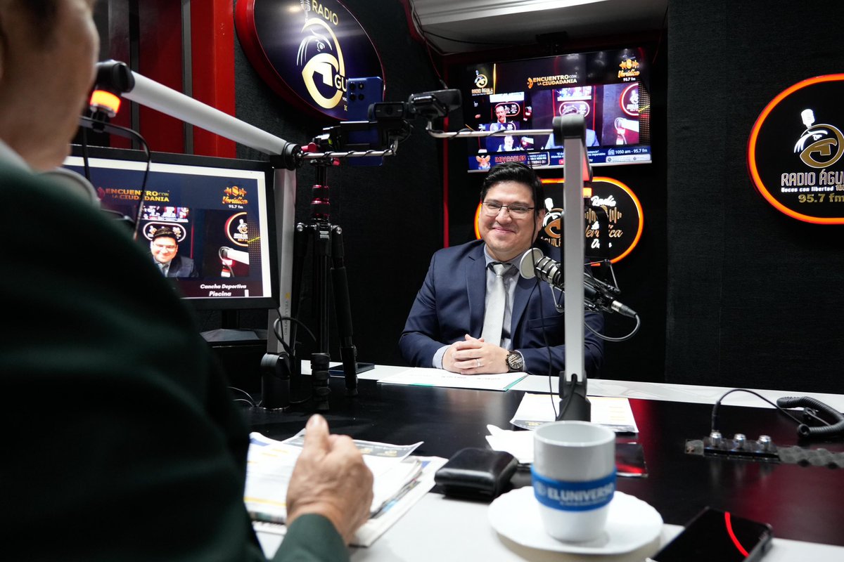 BanEcuadorBP's tweet photo. ¡BanEcuador hoy: visión y resultados, por Jonatan León en @RadioAguila ! 🇪🇨🚀

✅Nuestro Gerente General expone la gestión actual del Banco y las acciones que fortalecen el acceso a financiamiento a nivel nacional. 💜

➡️Conoce más aquí: https://t.co/ccAQpsk7YL

#BanEcuador #ElNuevoEcuador #Entrevista