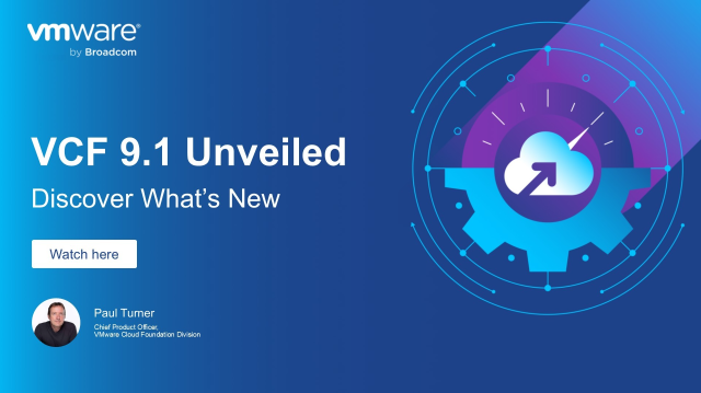 ksugle's tweet photo. #VCF 9.1 Unveiled. Recording Available Now. See how this release will address AI demands, hardware costs, and security threats. Technical demo-walkthroughs + new partnership announcements + customer insights. Watch recording here: https://t.co/sep2QRF7zS https://t.co/biPs4UwmNT