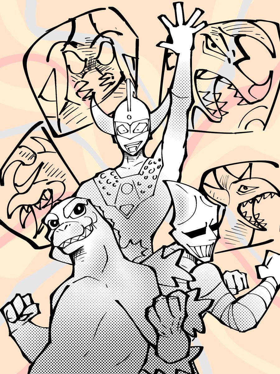 DestroBun0865's tweet photo. I got a crazy idea this time

#Ultraman #Godzilla https://t.co/DW6yuh8GGN